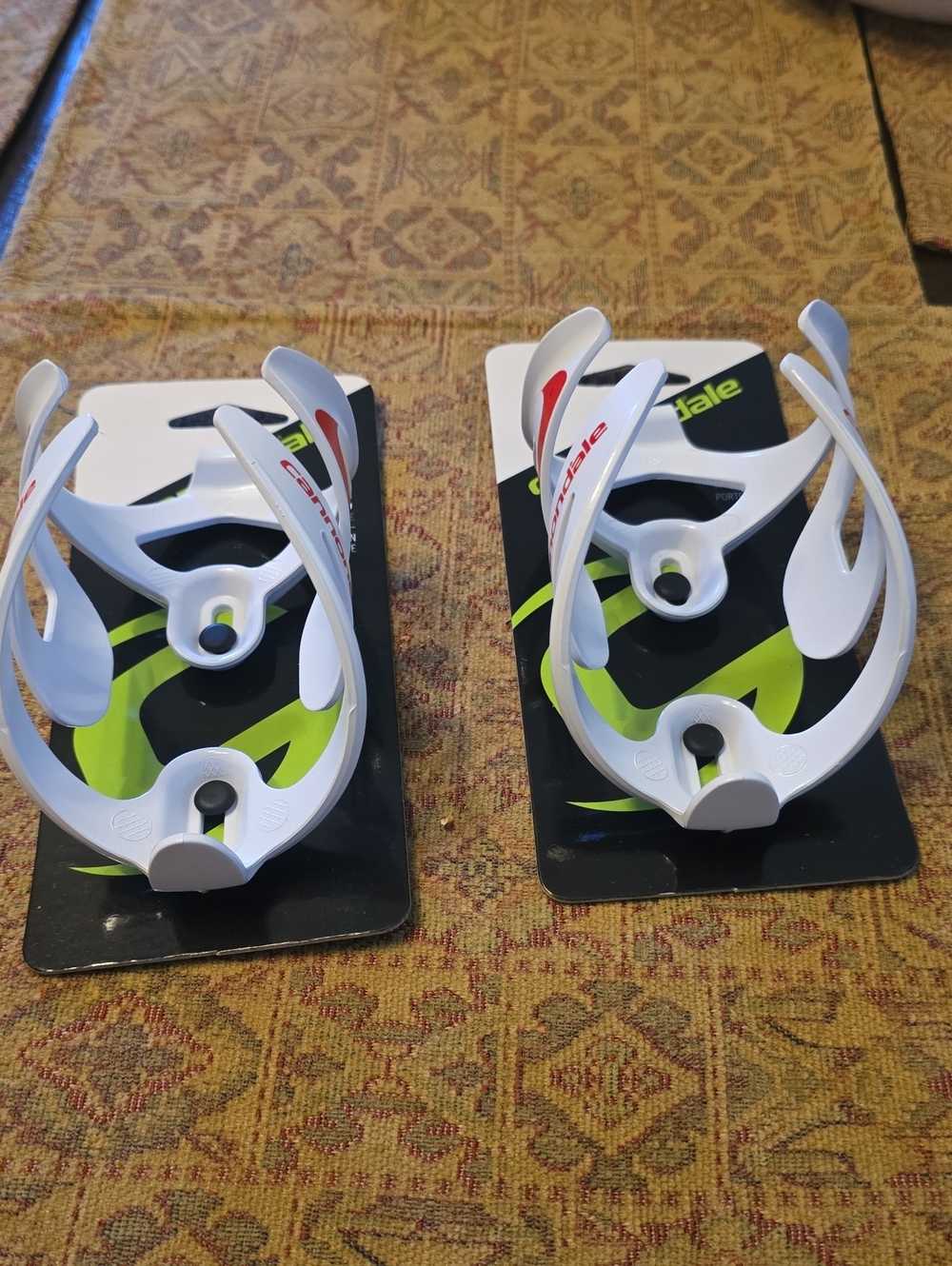 Cannondale White Bike Water Bottle Cage - Pair